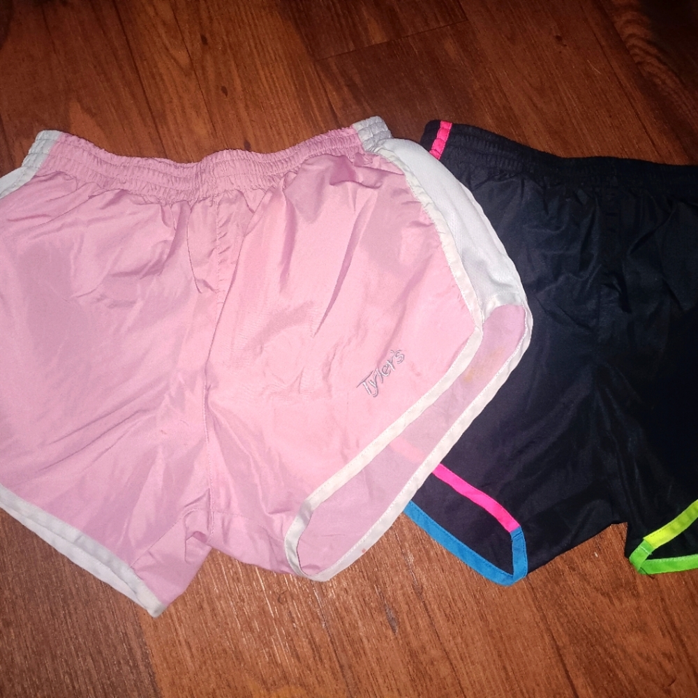 Tyler's Pink and Black Athletic Shorts Size Small